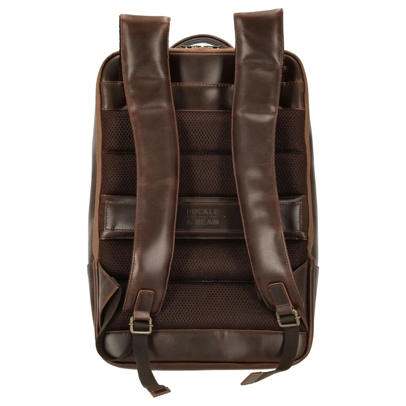 Buckle & Seam Leon - Mochila 15" 41 cm (brown/dots)