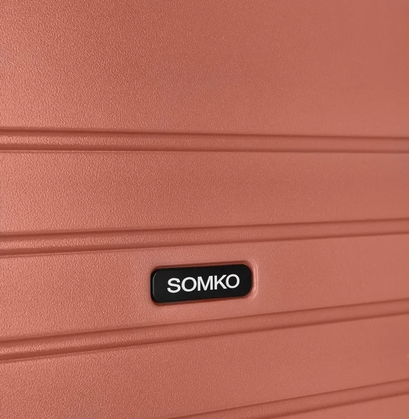 Somko Line - Trolley con 4 ruedas L 77 cm (coral)