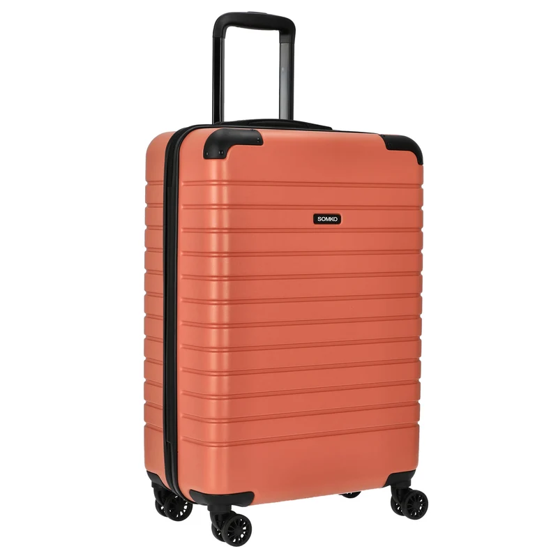 Somko Line - Trolley con 4 ruedas M 67 cm (coral)