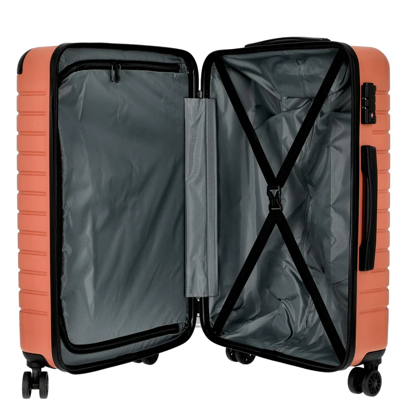 Somko Line - Trolley con 4 ruedas M 67 cm (coral)