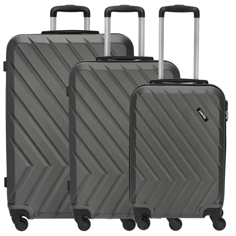 paklite Quick Trolley Set 3tlg. (gris/antracita)