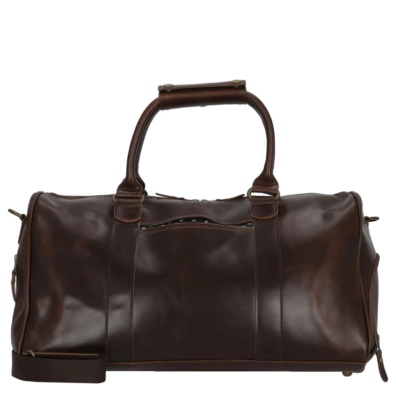 Buckle & Seam Collin - Bolsa de viaje 48 cm (braun/dots)