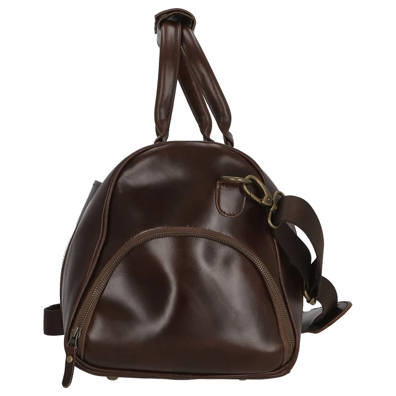 Buckle & Seam Collin - Bolsa de viaje 48 cm (braun/dots)