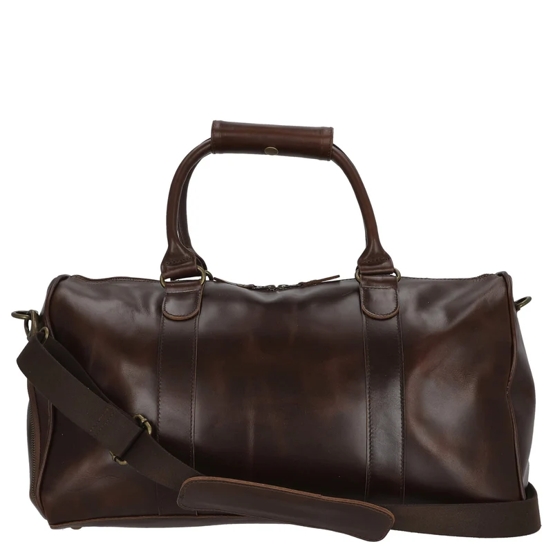 Buckle & Seam Collin - Bolsa de viaje 48 cm (braun/dots)