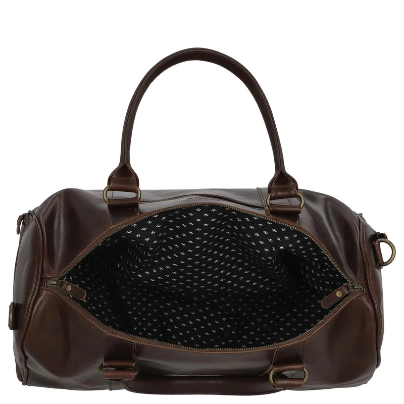 Buckle & Seam Collin - Bolsa de viaje 48 cm (braun/dots)