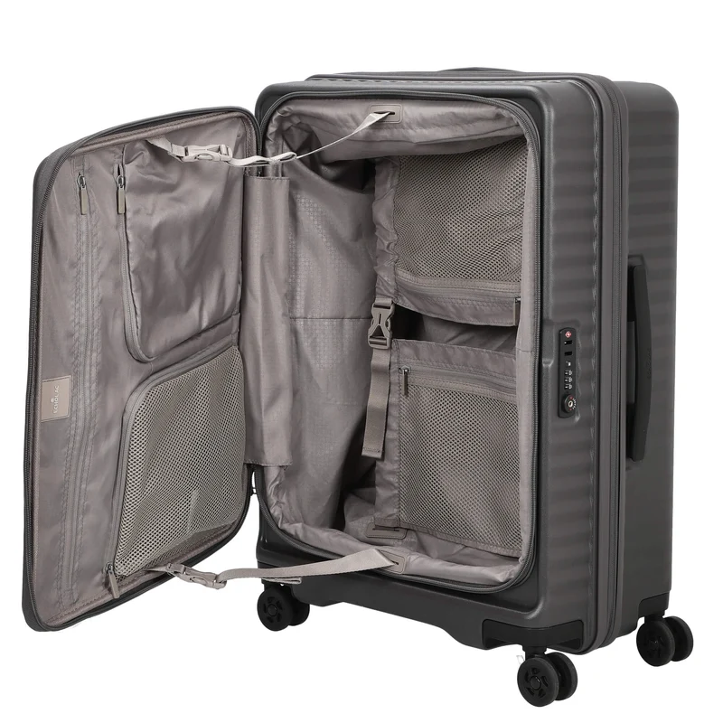 Echolac Celestra FA - Maleta de 4 ruedas M 65 cm (gris oscuro +)