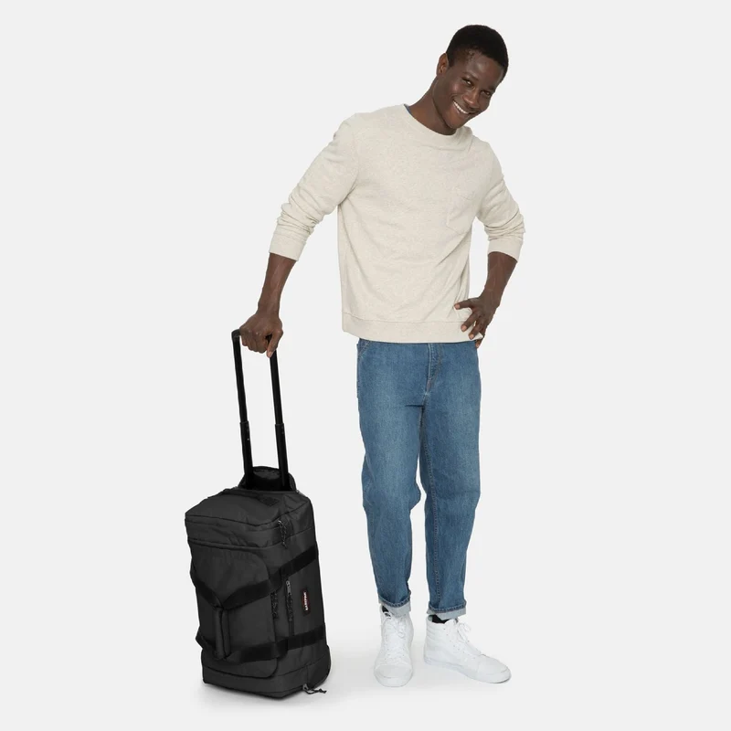 Eastpak Leatherface S+ 41 - Bolsa de viaje con ruedas 55 cm (black)