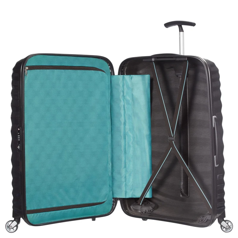 Samsonite Lite-Shock - Trolley de 4 ruedas M 69 cm (black)