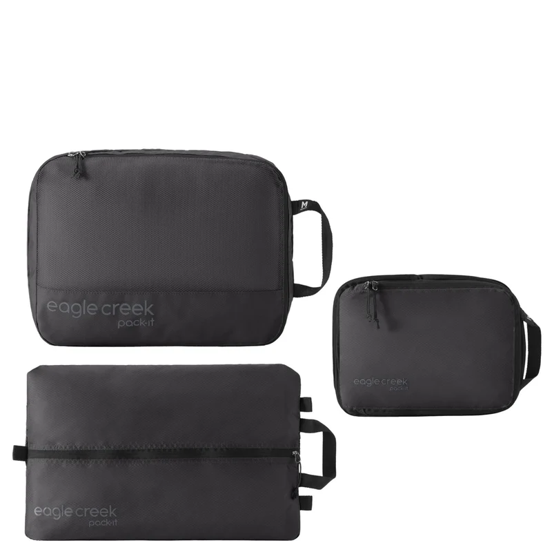 Eagle Creek Pack-It Essentials Set 3tlg. - Bolsa de compresión (black)