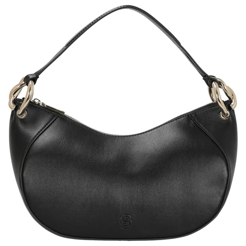 BOSS Women's Bretzel - Bolso de hombro S 34 cm (black)
