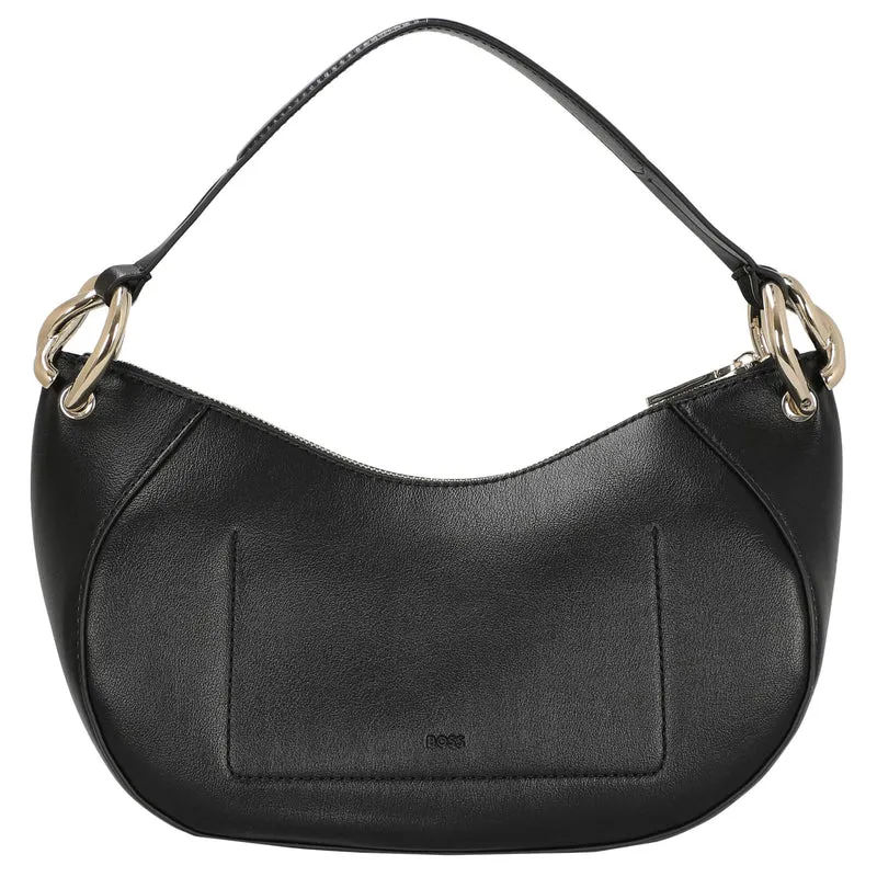 BOSS Women's Bretzel - Bolso de hombro S 34 cm (black)