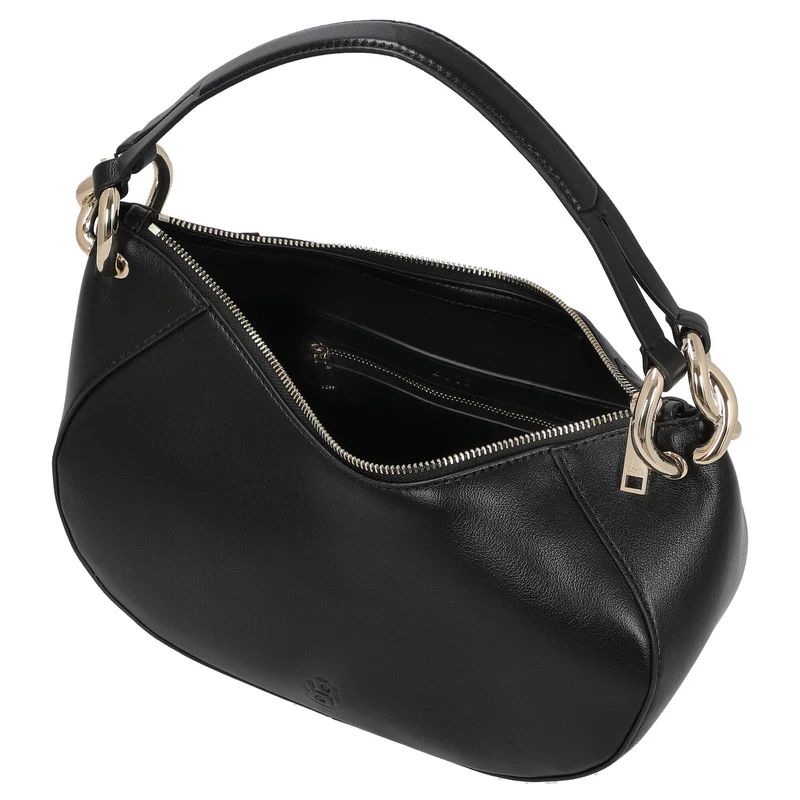 BOSS Women's Bretzel - Bolso de hombro S 34 cm (black)