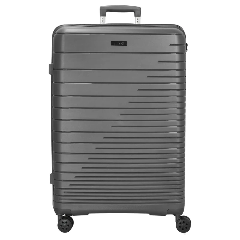 D&N Travel Line 4600 - Juego de maletas, 3 piezas (gris)