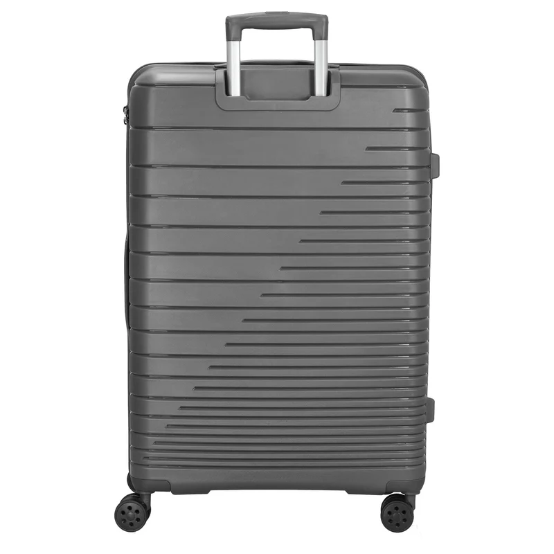 D&N Travel Line 4600 - Juego de maletas, 3 piezas (gris)