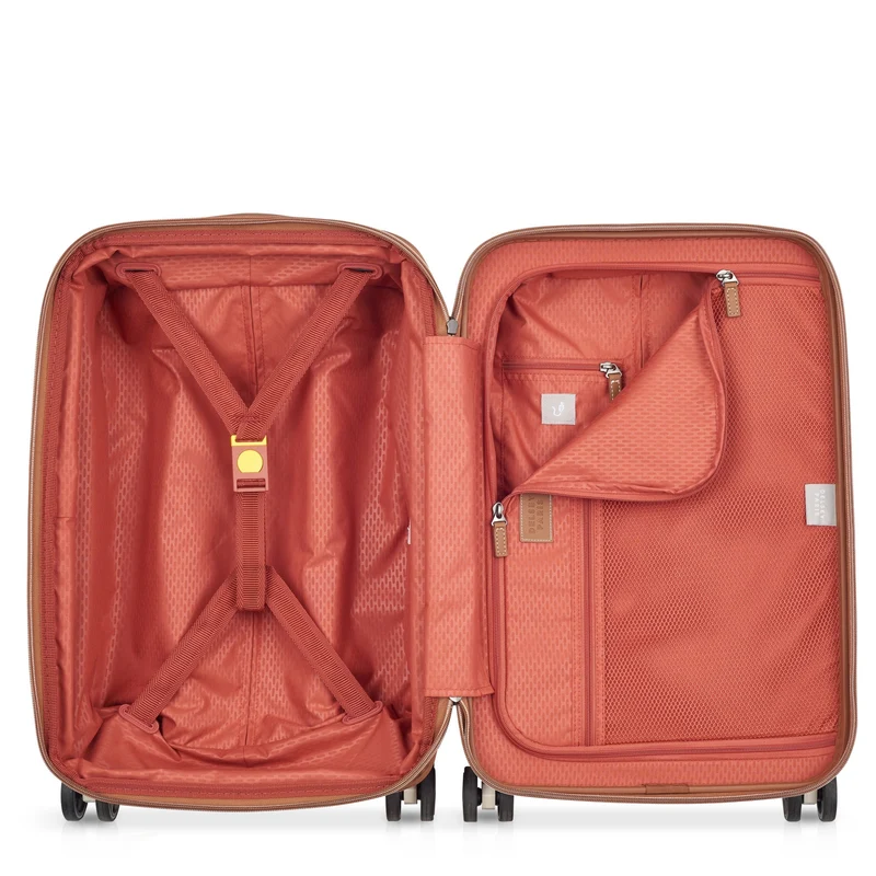 Delsey Paris Chatelet Air 2.0 - Trolley de cabina de 4 ruedas 55 cm expandible 14" USB (angora)