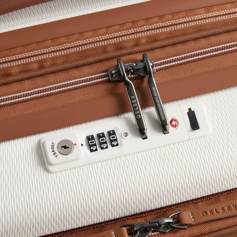 Delsey Paris Chatelet Air 2.0 - Trolley de cabina de 4 ruedas 55 cm expandible 14" USB (angora)