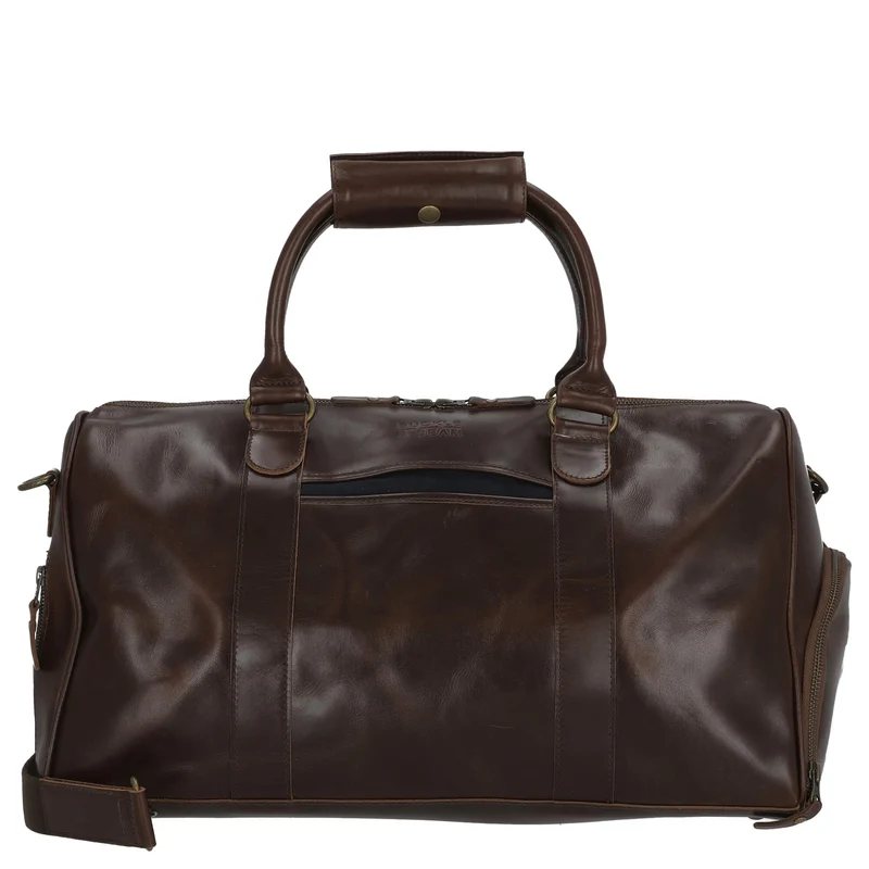 Buckle & Seam Collin - Bolsa de viaje 48 cm (braun/blau)