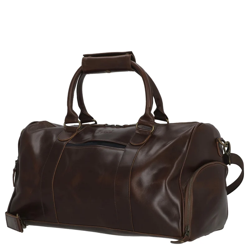 Buckle & Seam Collin - Bolsa de viaje 48 cm (braun/blau)