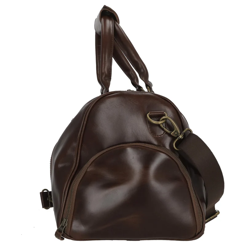 Buckle & Seam Collin - Bolsa de viaje 48 cm (braun/blau)