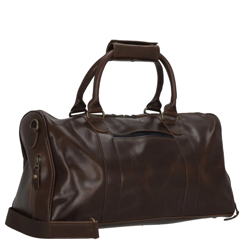 Buckle & Seam Collin - Bolsa de viaje 48 cm (braun/blau)