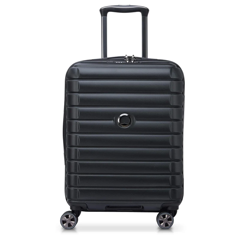 Delsey Paris Shadow 5.0 - Trolley de cabina con 4 ruedas Slim Line USB 55 cm (schwarz)