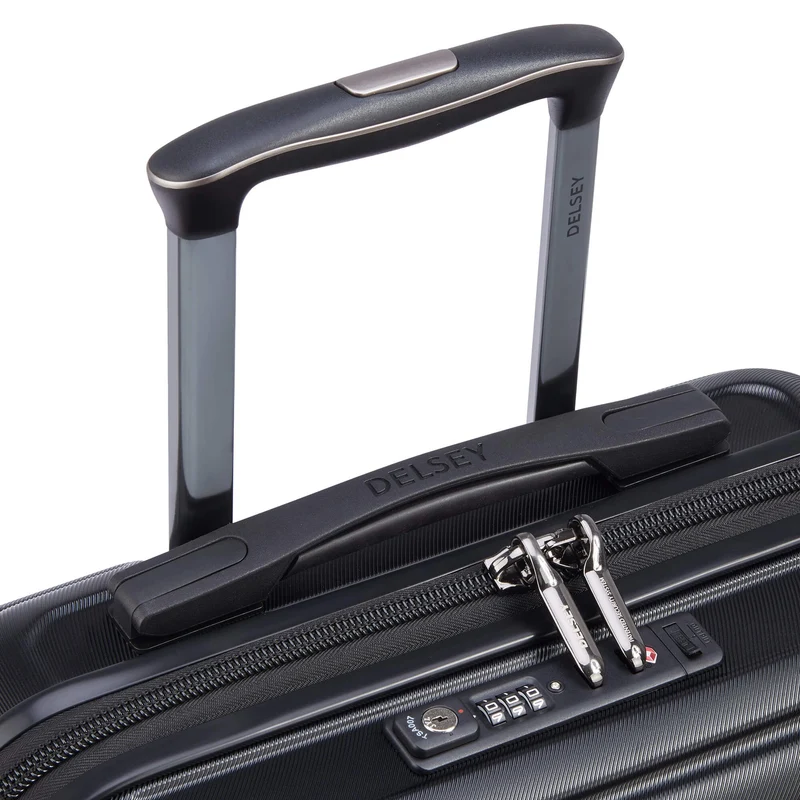 Delsey Paris Shadow 5.0 - Trolley de cabina con 4 ruedas Slim Line USB 55 cm (schwarz)