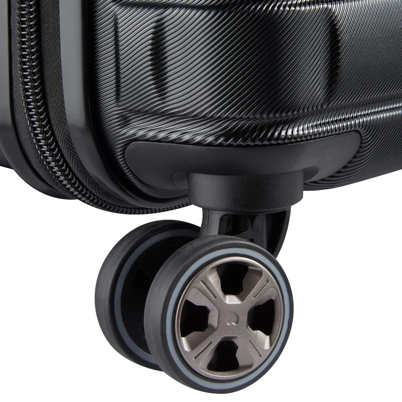 Delsey Paris Shadow 5.0 - Trolley de cabina con 4 ruedas Slim Line USB 55 cm (schwarz)