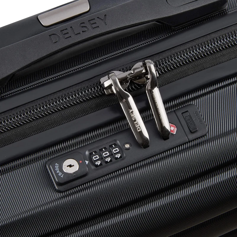 Delsey Paris Shadow 5.0 - Trolley de cabina con 4 ruedas Slim Line USB 55 cm (schwarz)