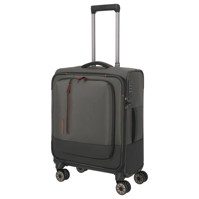 Travelite Crosslite - Trolley de cabina con 4 ruedas S 55 cm (oliv)