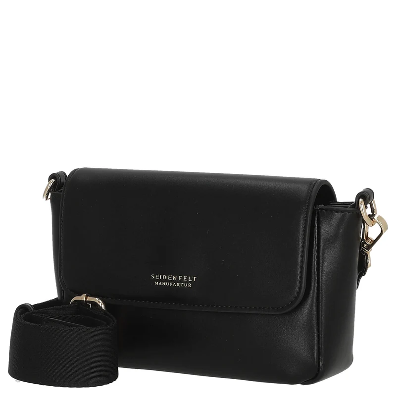 Seidenfelt Tolita - Bolso bandolera 22 cm (black/gold)