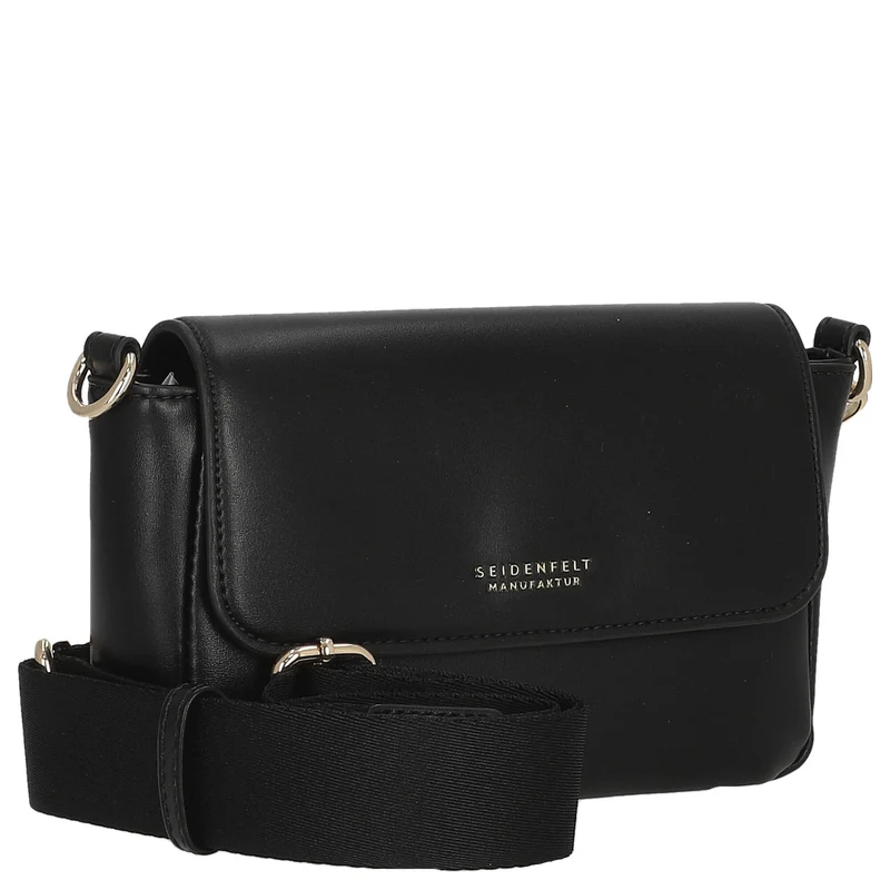 Seidenfelt Tolita - Bolso bandolera 22 cm (black/gold)