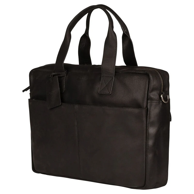 Burkely Vintage River Workbag - Bolsa para portátil 15.6'' 41 cm (black)