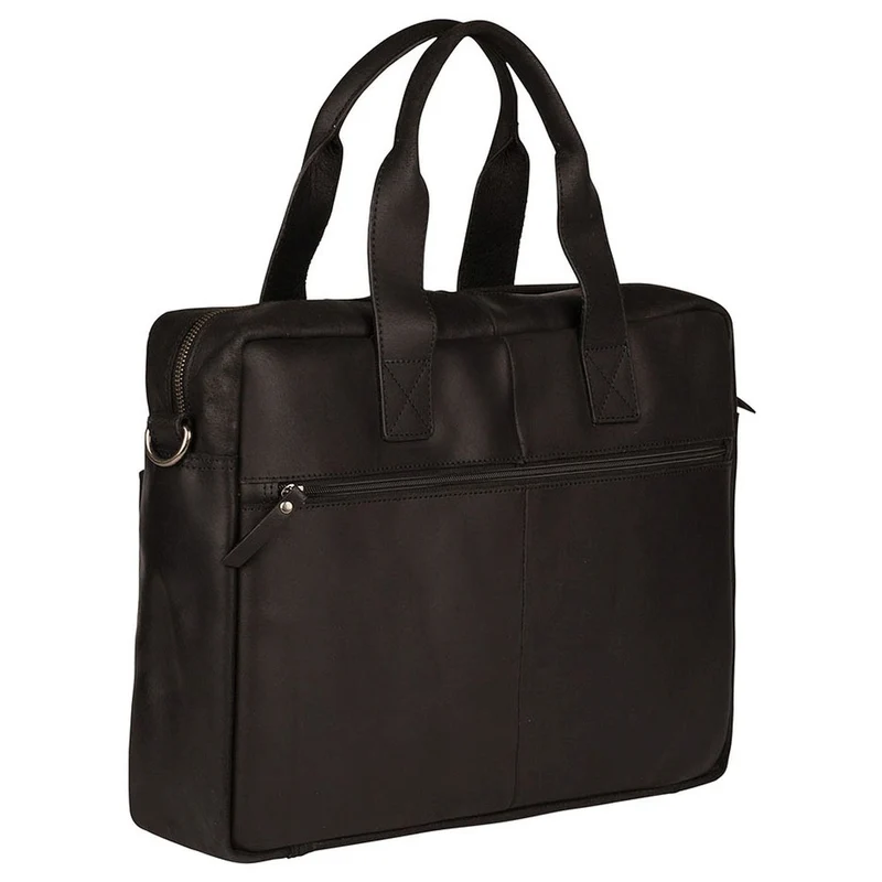 Burkely Vintage River Workbag - Bolsa para portátil 15.6'' 41 cm (black)