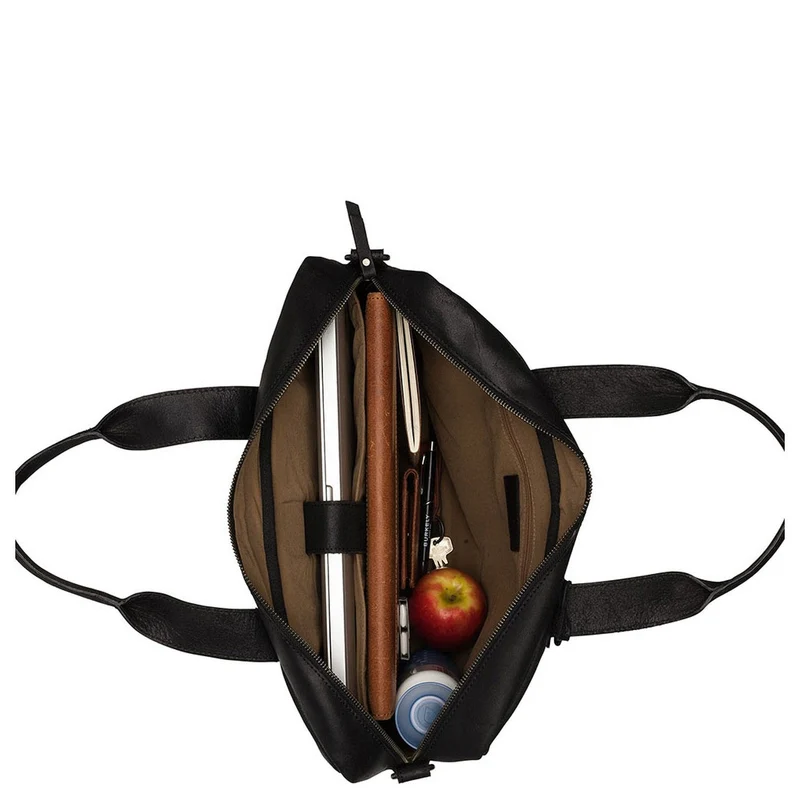 Burkely Vintage River Workbag - Bolsa para portátil 15.6'' 41 cm (black)
