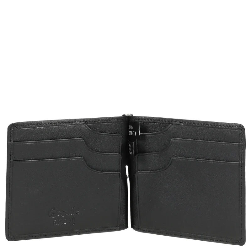 Esquire Logo - Cartera 6cc 11 cm RFID CARDSAFE (black)