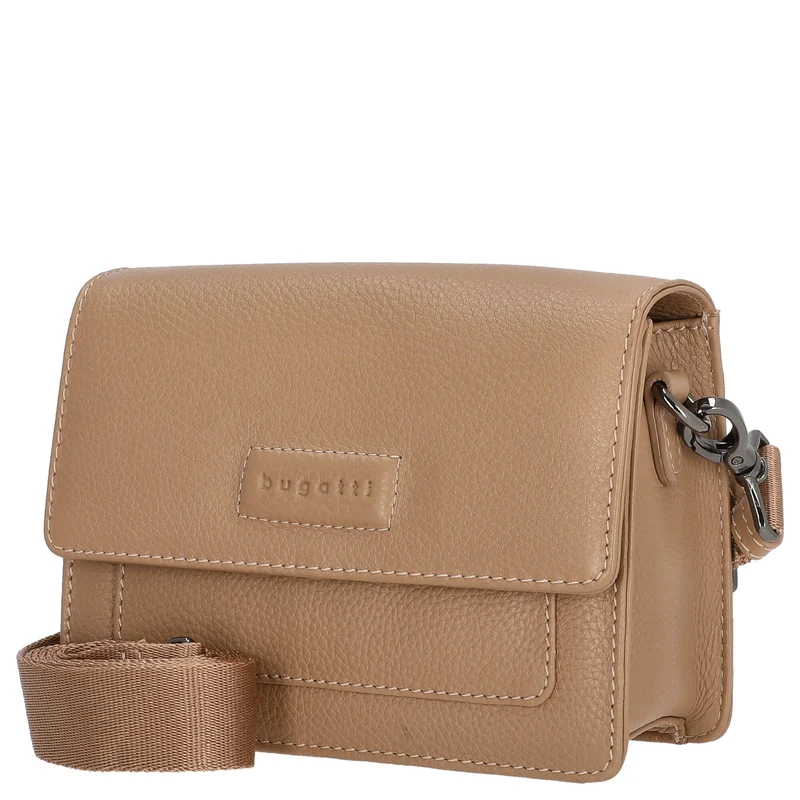 bugatti Elsa - Bolso bandolera de cuero S 18.5 cm (sand)