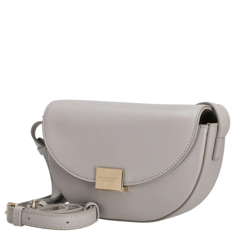 Seidenfelt Ellanda Saddle - Bolso bandolera 21 cm (light grey)