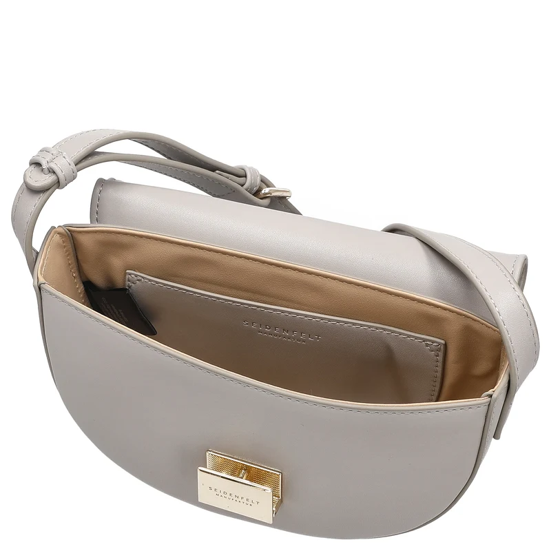 Seidenfelt Ellanda Saddle - Bolso bandolera 21 cm (light grey)