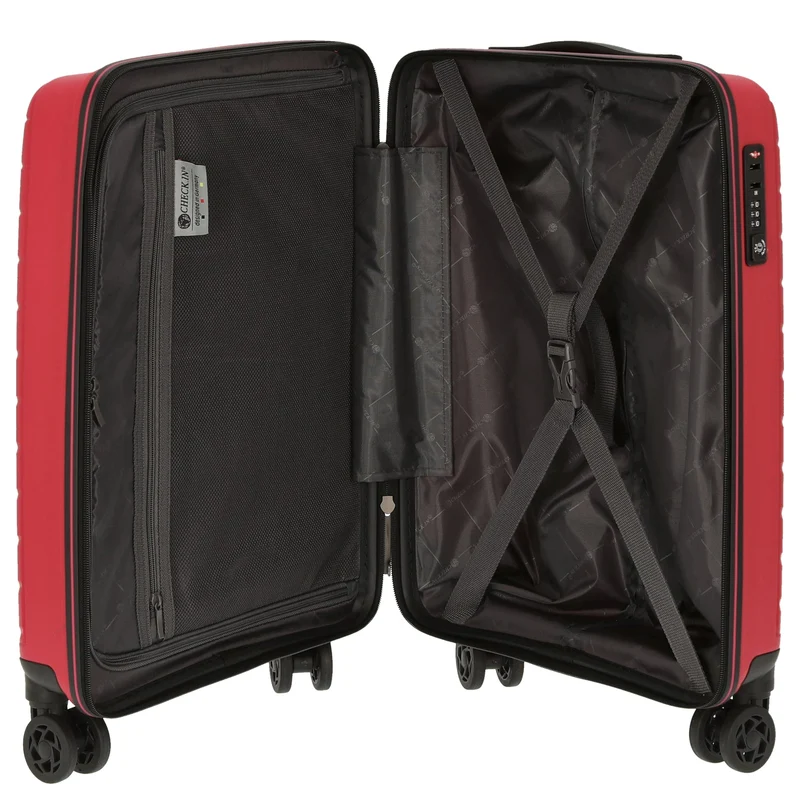 CHECK.IN Orlando - Maleta de cabina de 4 ruedas 55 cm (magenta)