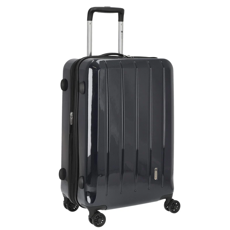 CHECK.IN London 2.0 - Trolley de 4 ruedas 67 cm (carbon blau)