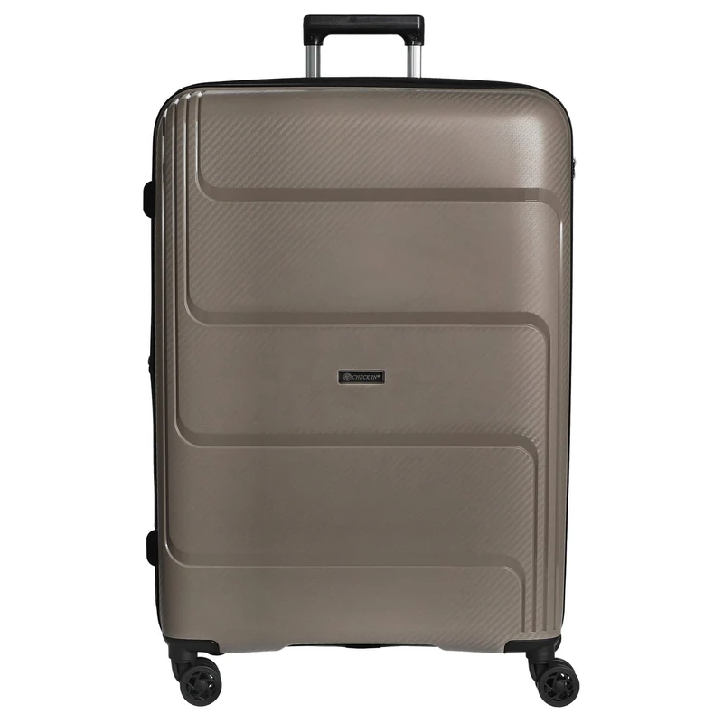 CHECK.IN St. Louis - Trolley de 4 ruedas 77 cm expandible (taupe)