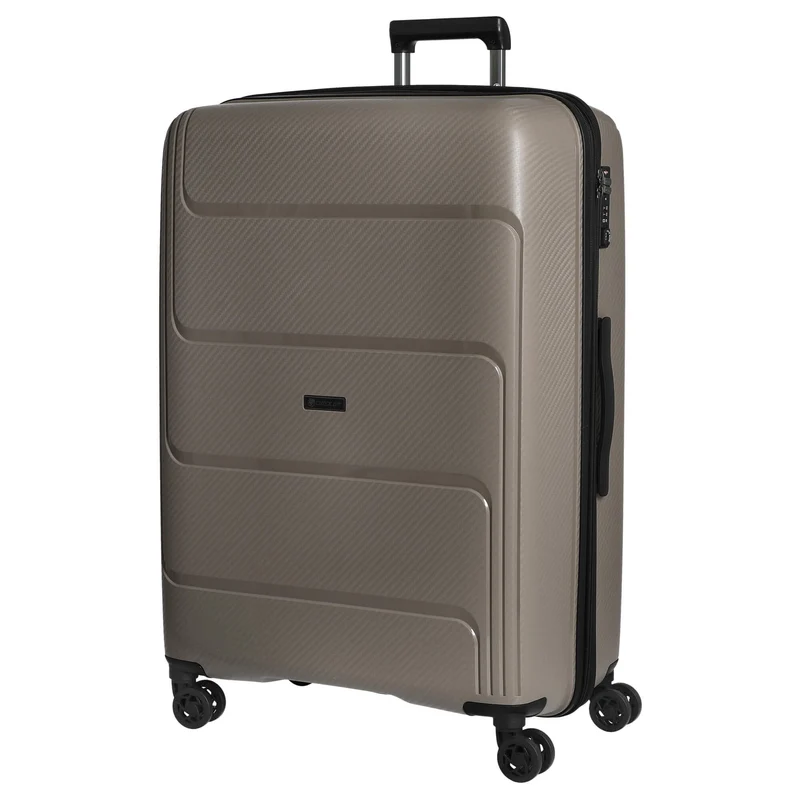 CHECK.IN St. Louis - Trolley de 4 ruedas 77 cm expandible (taupe)