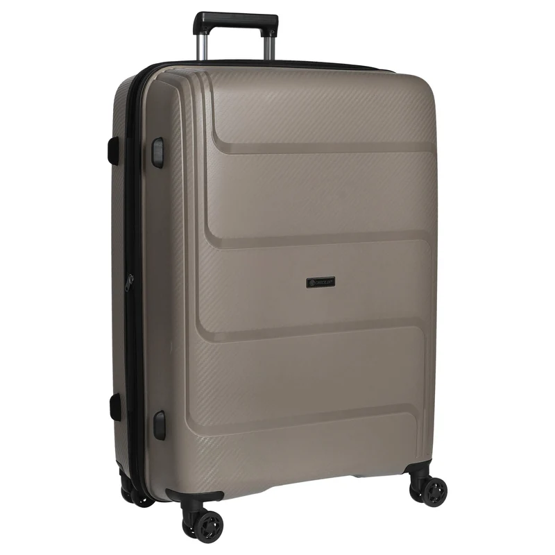 CHECK.IN St. Louis - Trolley de 4 ruedas 77 cm expandible (taupe)