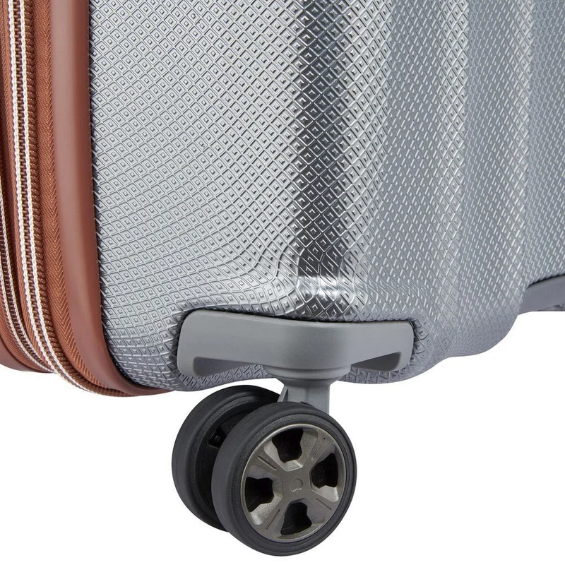 Delsey Paris Carrousel - Trolley de cabina con 4 ruedas Slim line 55 cm (Platin)