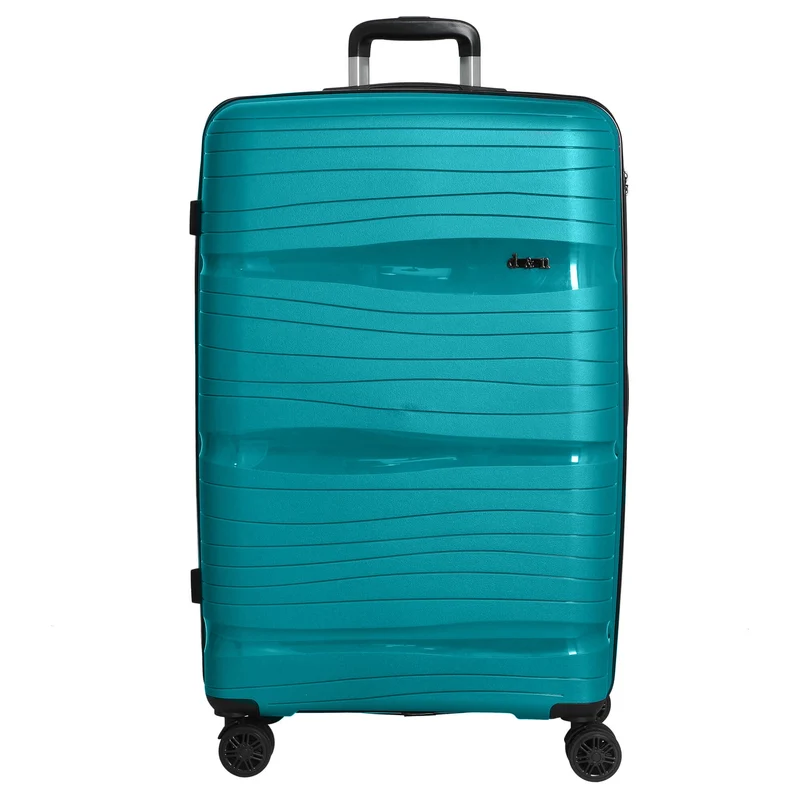 D&N Travel Line 4300 - Juego de maletas 3 piezas (petróleo)