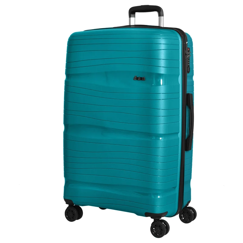 D&N Travel Line 4300 - Juego de maletas 3 piezas (petróleo)