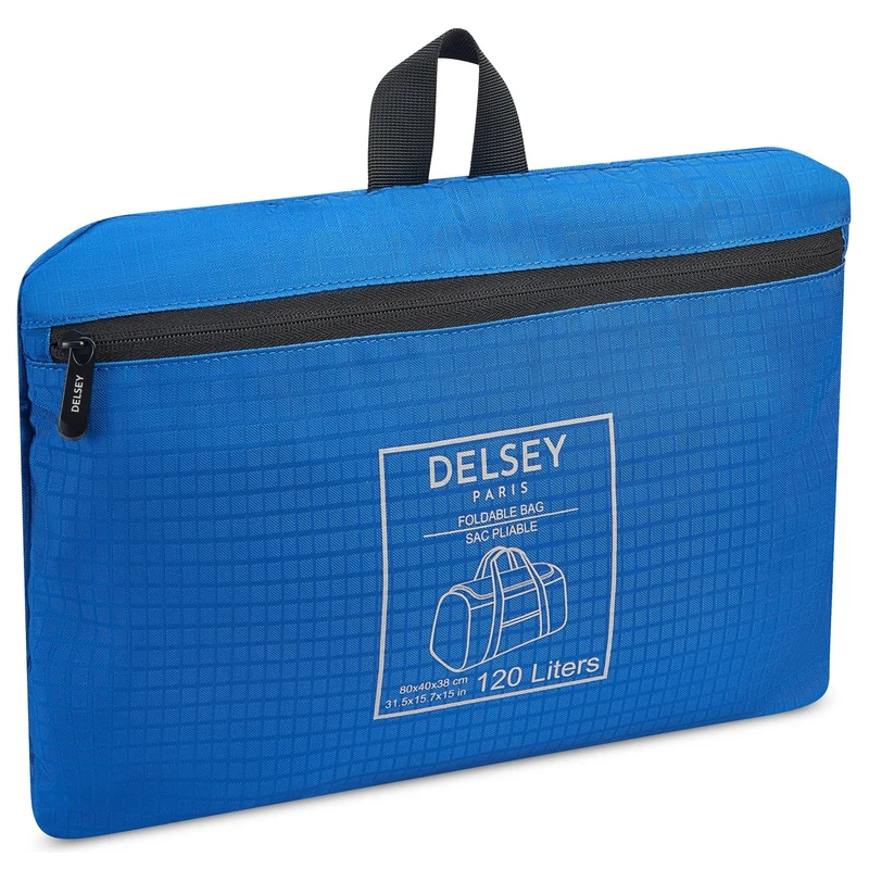 Delsey Paris Nomade faltbare - Bolsa de viaje 80 cm (blau)