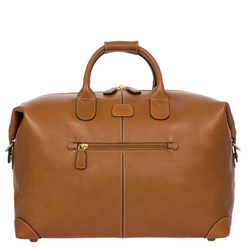 Brics Life Pelle Weekender - Bolsa de viaje 43 cm Leder (cognac)