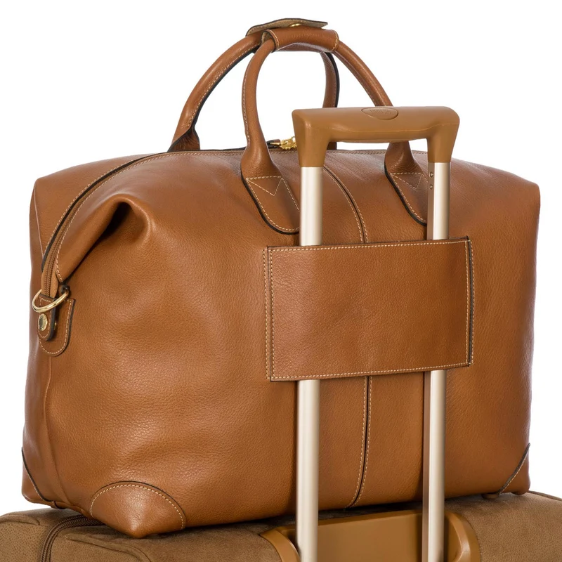 Brics Life Pelle Weekender - Bolsa de viaje 43 cm Leder (cognac)
