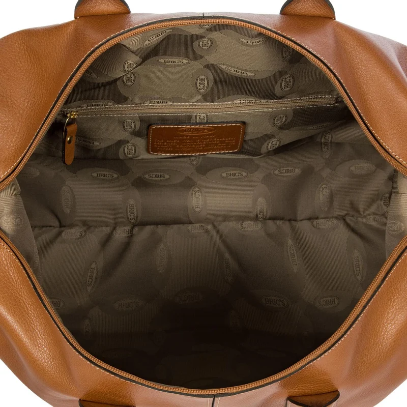 Brics Life Pelle Weekender - Bolsa de viaje 43 cm Leder (cognac)